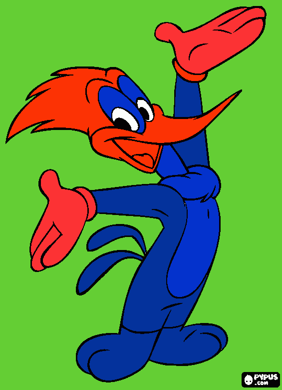 pinta Pajaro loco