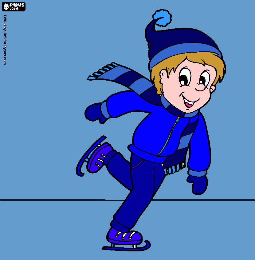 pinta patinador
