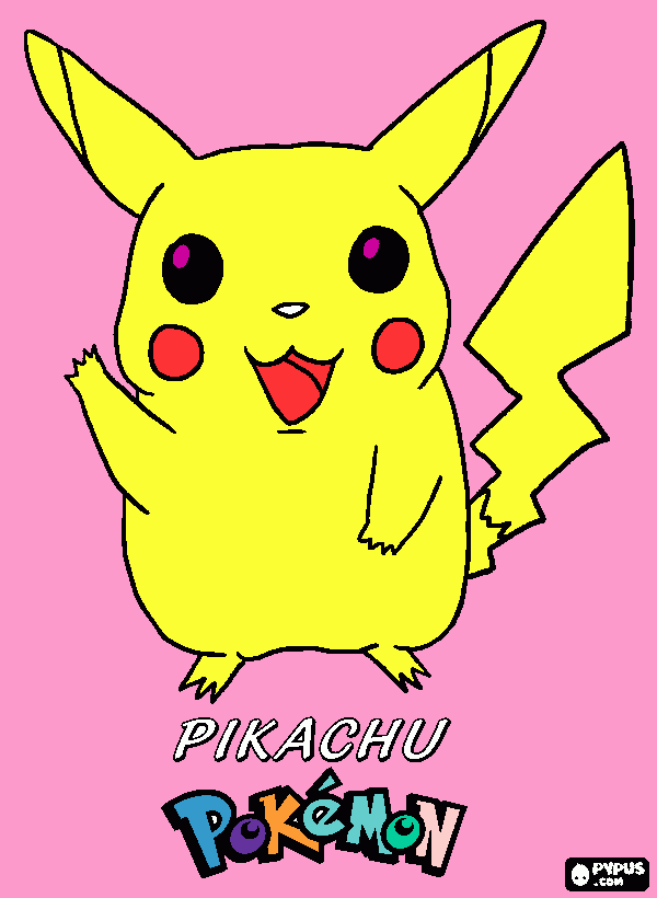 pinta pikachu