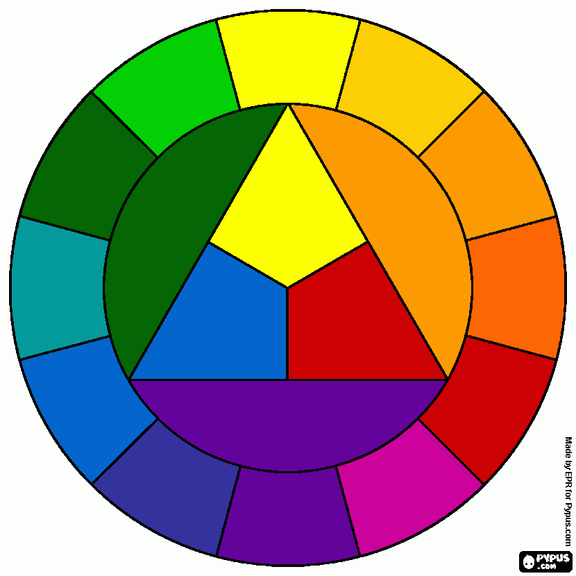pinta roda cromatica