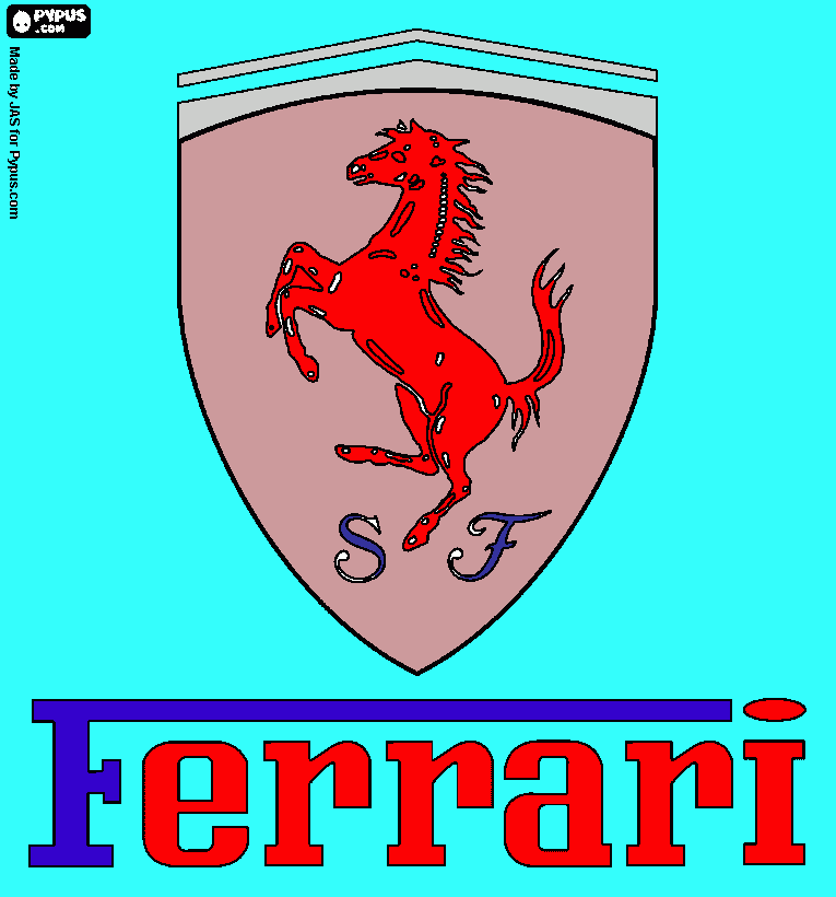 pinta Simbol de Ferrari