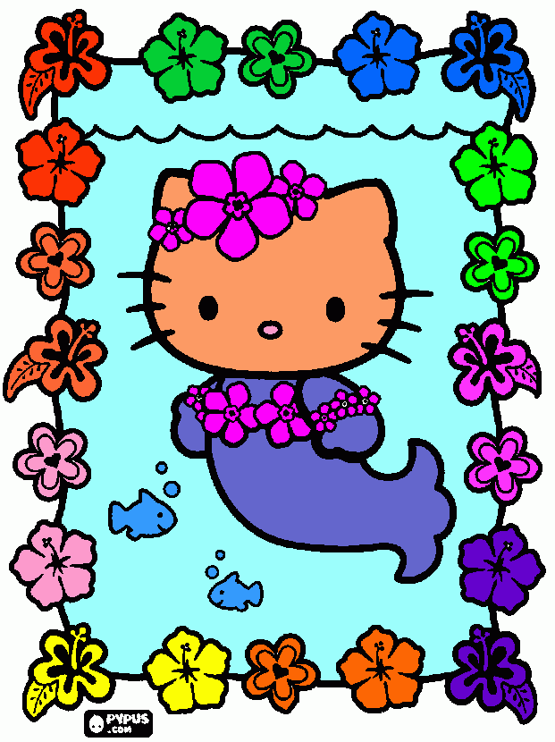 pinta Sirena Kitty