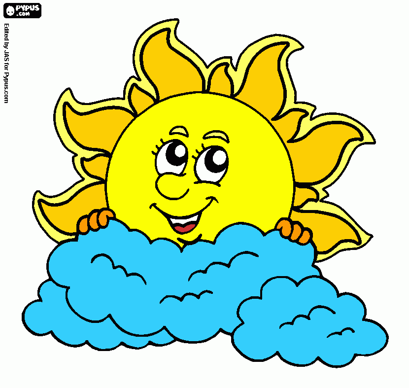 pinta sol i nuvol