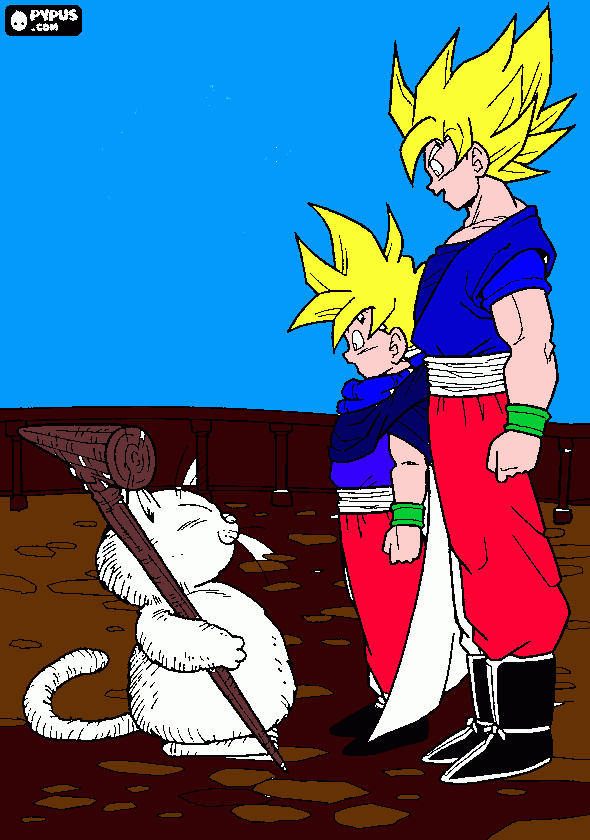 pinta son goku son goan 