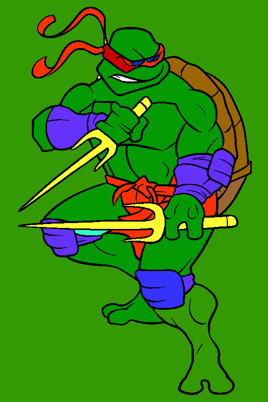 pinta tortuga ninja
