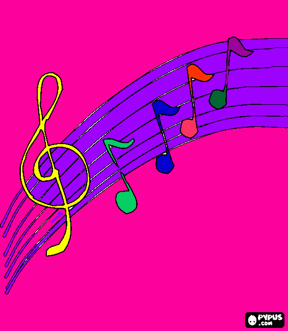 pinta Un dibuix musical