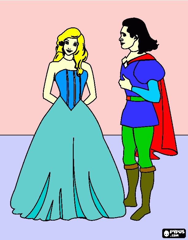 pinta Una princesa i un princep