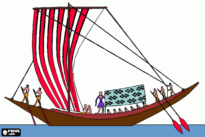 pinta vaixell egipci