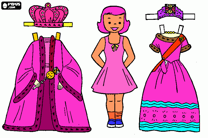 pinta vestits nines