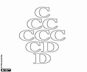 Pintar De 100 a 500, en nombres romans