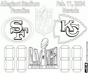 Pintar 49ers vs Chiefs, Super Bowl 2024