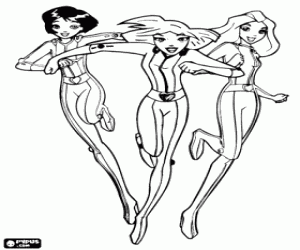 Pintar Alex, Clover i Sam en acció