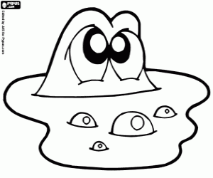 Pintar Animal amfibi en l'aigua