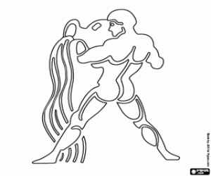 Pintar Aquari, signe de l'horòscop