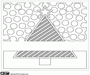 Pintar Arbre de Nadal en una targeta