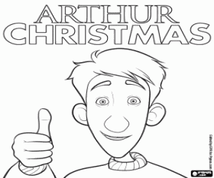 Pintar Arthur Christmas i el signe ok