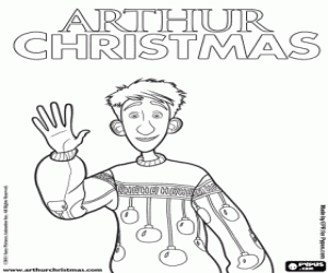 Pintar Arthur, el fill de Pare Noel