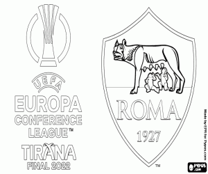 Pintar AS Roma, campió 2021-2022