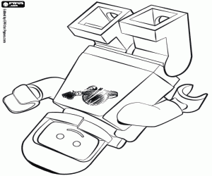 Pintar Astronauta Benny en ingravidesa