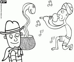 Pintar Aventurer i un encantador de serps