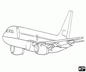 Pintar Un avió de passatgers de Boeing