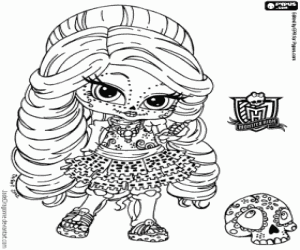Pintar Baby Skelita, Monster High Baby
