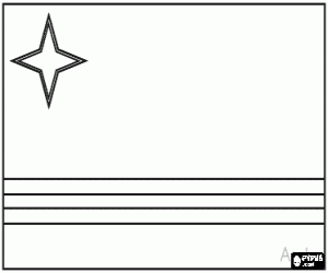 Pintar Bandera d'Aruba