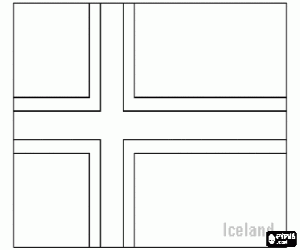 Pintar Bandera d'Islàndia