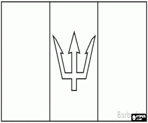 Pintar Bandera de Barbados