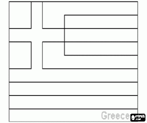 Pintar Bandera de Grècia