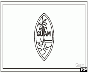 Pintar Bandera de Guam