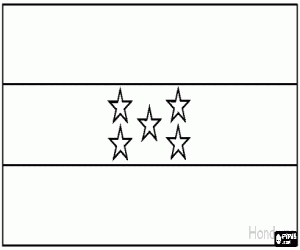 Pintar Bandera de Honduras