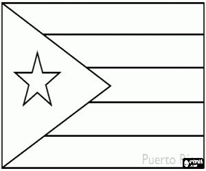 Pintar Bandera de Puerto Rico