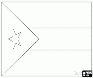 Pintar Bandera del Sudan del Sud