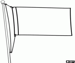 Pintar Una bandera en el pal