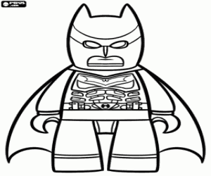 Pintar Batman, superheroi de Lego