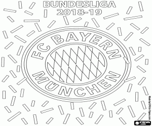 Pintar Bayern de Munic, campió 2018-2019