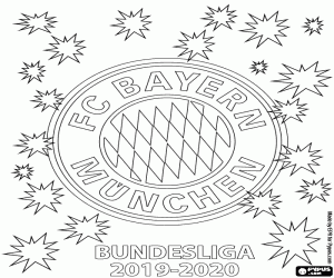 Pintar Bayern de Munic, campió 2019-2020