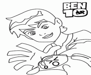 Pintar Ben 10 i el Omnitrix