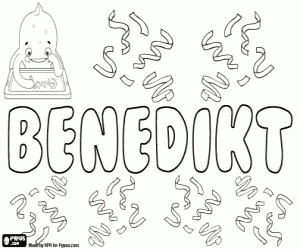 Pintar Benedikt, derivat de Benedictus