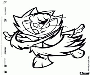 Pintar Benito, el gat ballarina