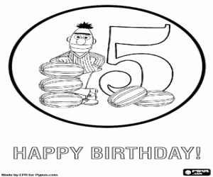 Pintar Bert i cinc melons per 5 anys