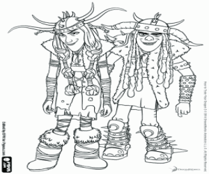 Pintar Els bessons Tuffnut i Ruffnut