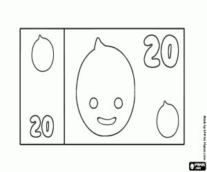 Pintar Un bitllet de 20 de Pypus