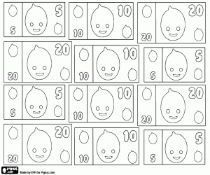 Pintar Bitllets de Pypus de 5, 10 i 20