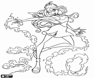 Pintar Bloom, fada de Winx Club