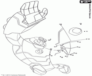 Pintar Bloox, Ben 10 Omnivers, per punts