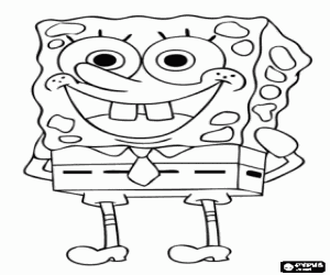 Pintar Bob Esponja, el gran protagonista
