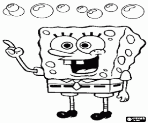 Pintar Bob Esponja, personatge de ficció
