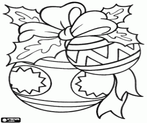 Pintar Boles de Nadal amb un llaç de cinta